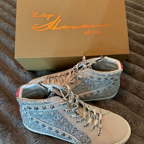 Vintage Havana High Top Sneakers - Picture 2 of 3